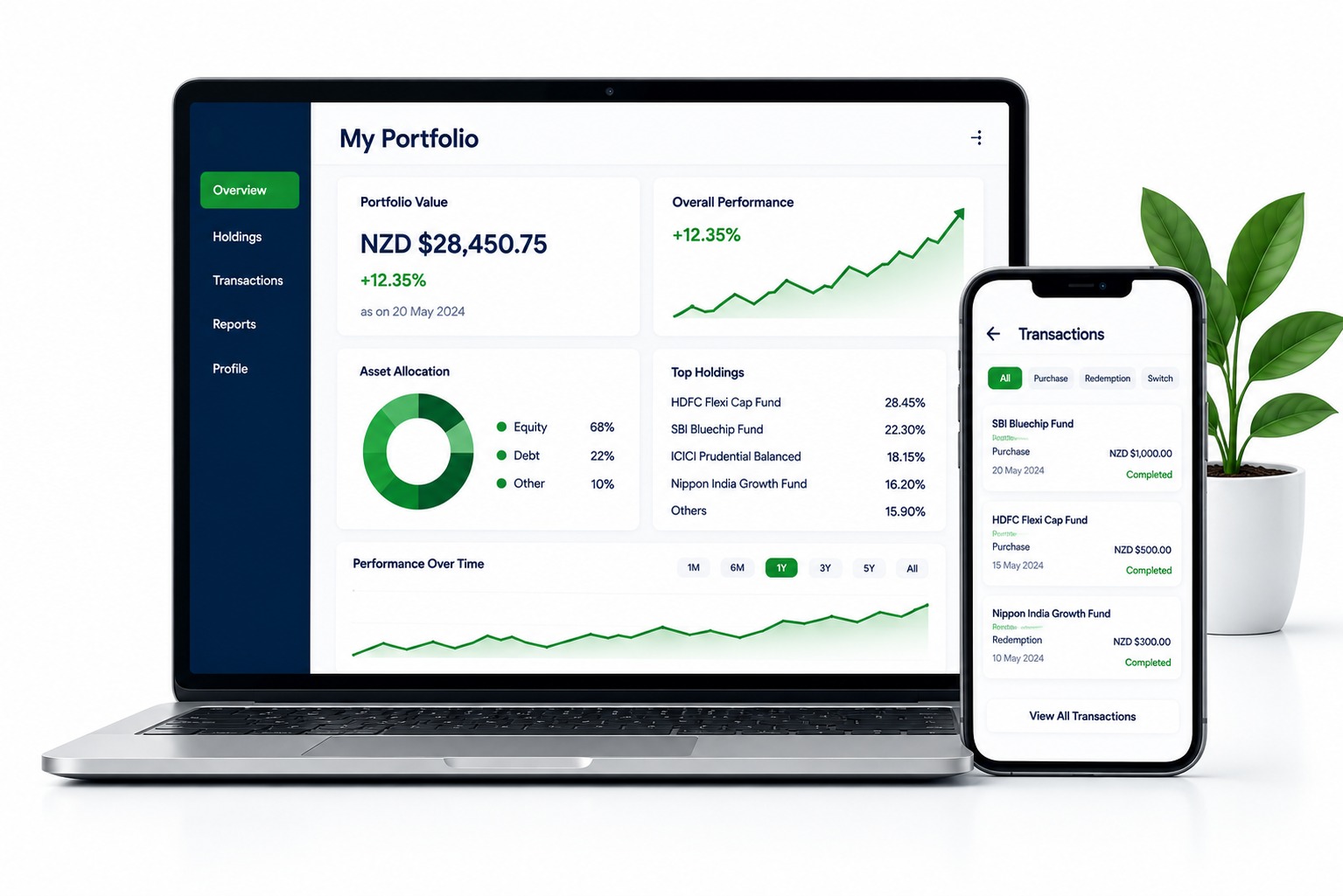 Real-Time Portfolio Dashboard